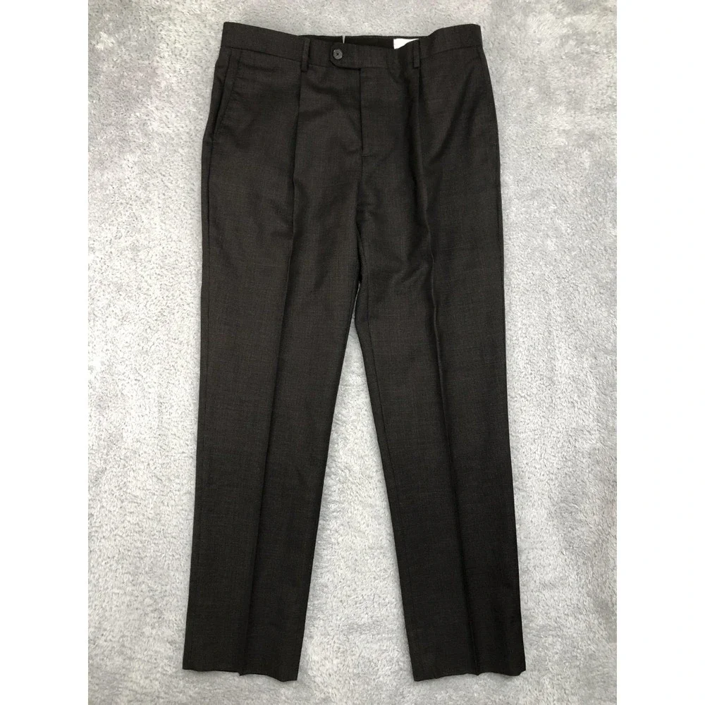 Banana Republic Mens Pants 37x32 (Tag 35x32) Wool Italy Vitale Barberis Canonico